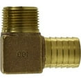 thumbnail image 1 of Midland Industries 973981 1 HB x 0.75 MIP Barbed for Plastic Pipe x MIP Elbows, 1 of 1
