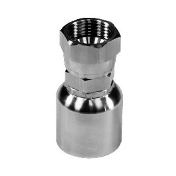 Midland Industries SS43-06-08FJ 0.37 Hose x 8 FJIC 43 Series Straight Female JIC Swivel