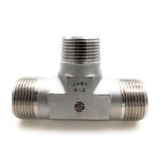 Midland Industries SS5600-16-16-16 1 Male 316 Stainless Steel NPT Tee
