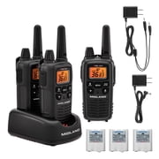 Midland LXT633VP3 Extended-Range Walkie Talkies, 3-Pack