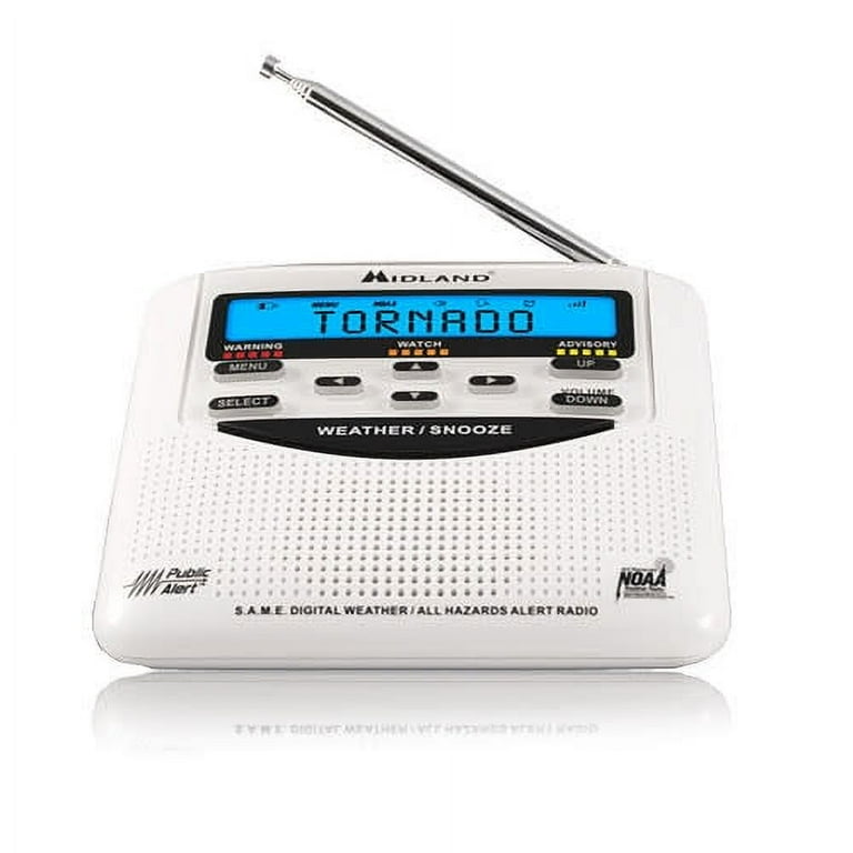 WR120 Emergency Weather Alert Radio, White WR120 Emergency Weather Alert Radio, White