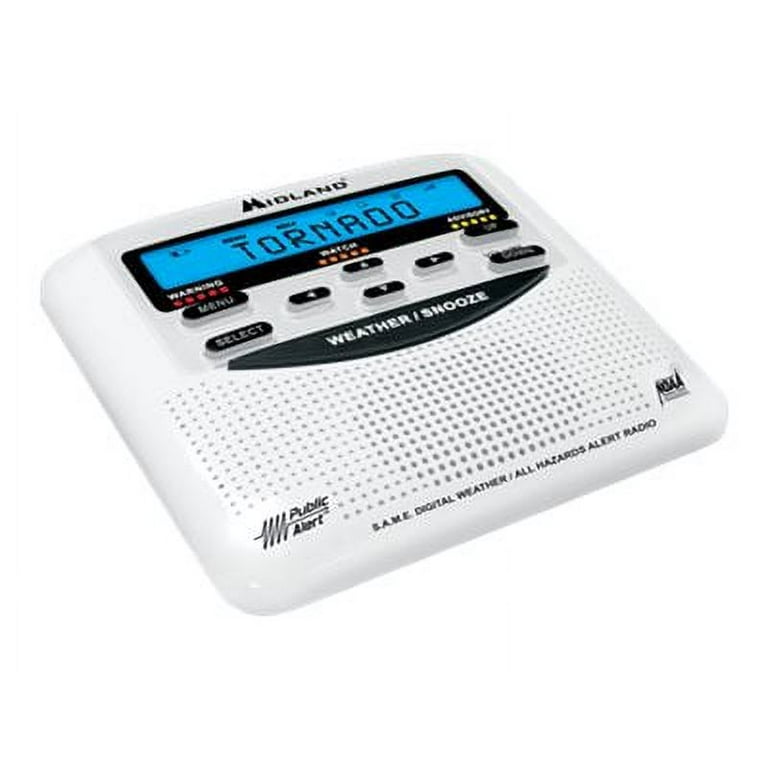 WR120 Emergency Weather Alert Radio, White WR120 Emergency Weather Alert Radio, White