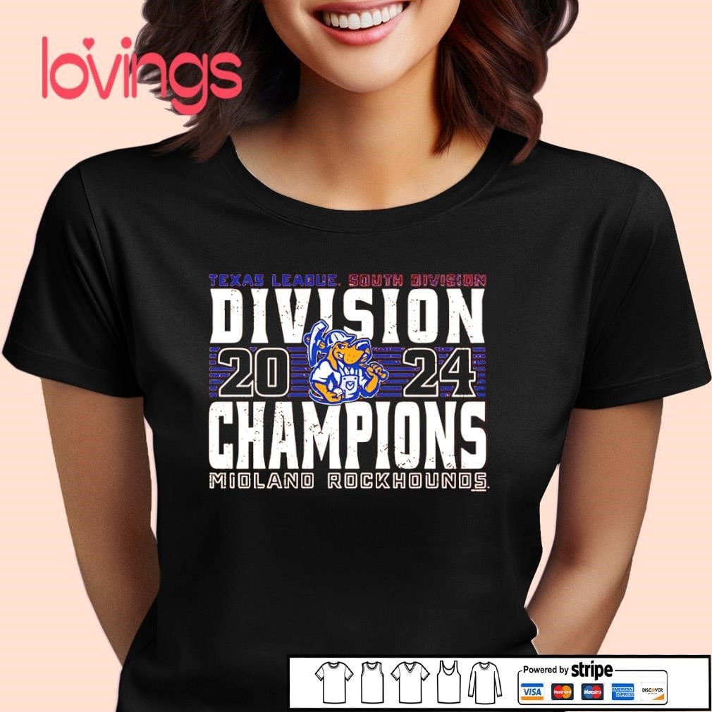 Midland Rockhounds 2024 Texas League Division Champions Shirt