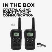 MIDLAND RADIO T10 Portable Two Way Radio,0.5W,20 mi. G4700626
