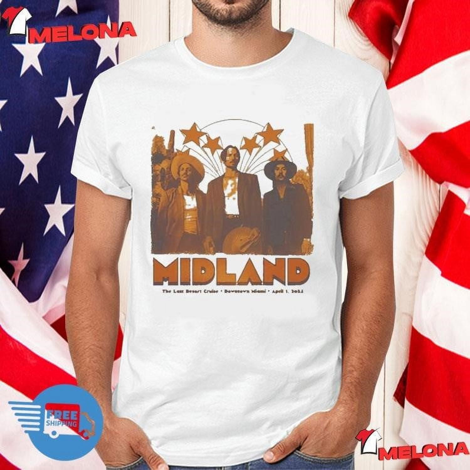 Midland The Last Resort Cruise Downtown Miami April 1 2024 Shirt