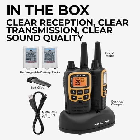Midland X-Talker T61Vp3 32-Mile Range Walkie Talkie