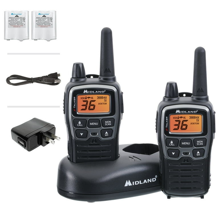 Midland X-Talker T71VP3 FRS Two-Way Walkie Talkies with Long