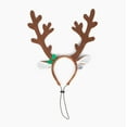 thumbnail image 1 of Midlee Brown Reindeer Dog Antlers Headband Pet Christmas Costume - Large, 1 of 7