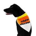 thumbnail image 1 of Midlee Candy Corn Halloween Dog Bandana (Large), 1 of 3