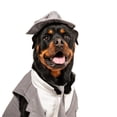 thumbnail image 1 of Midlee Dog Tuxedo Wedding Suit- Gray Top Hat & Leash (X-Large), 1 of 7