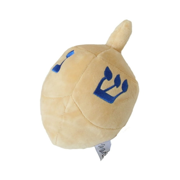 Midlee Dreidel Hanukkah Dog Toy- Squeaky Plush Pet Gift