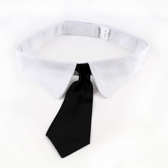 Midlee Formal Black Dog Tie 19-23" Neck (X-Large)