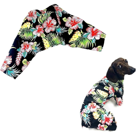 Midlee Hawaiian Dog Swim Trunks (XXX-Large)