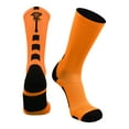 thumbnail image 1 of TCK Midline Lacrosse Logo Crew Socks - Neon Orange Black, 1 of 2