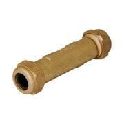 Midline Valve 23RCL22 Compression Coupling Fitting, with Packing Nut, Brass, 1 in. Nominal Fitting, 5 in. Length