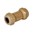 thumbnail image 1 of Midline Valve 23RCS36 Compression Coupling Fitting, with Packing Nut, Brass, 1-1/4 in. Nominal Fitting, 3 in. Length, 1 of 5