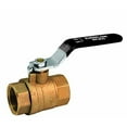thumbnail image 1 of Midline Valve 605T034-NL Lead Free Premium Full Port Forged Brass Ball Valve with Female Threaded IPS Connections, 3/4", 1 of 1