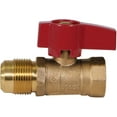 thumbnail image 1 of Midline Valve Tankless Water Heater Kit- Set of 2 Heavy Duty Hot and Cold Isolation Valves with Cleanouts, Lead-Free, Full Port, Water Shut-off, Forged Brass, 3/4 in. FIP Connections, 1 of 1