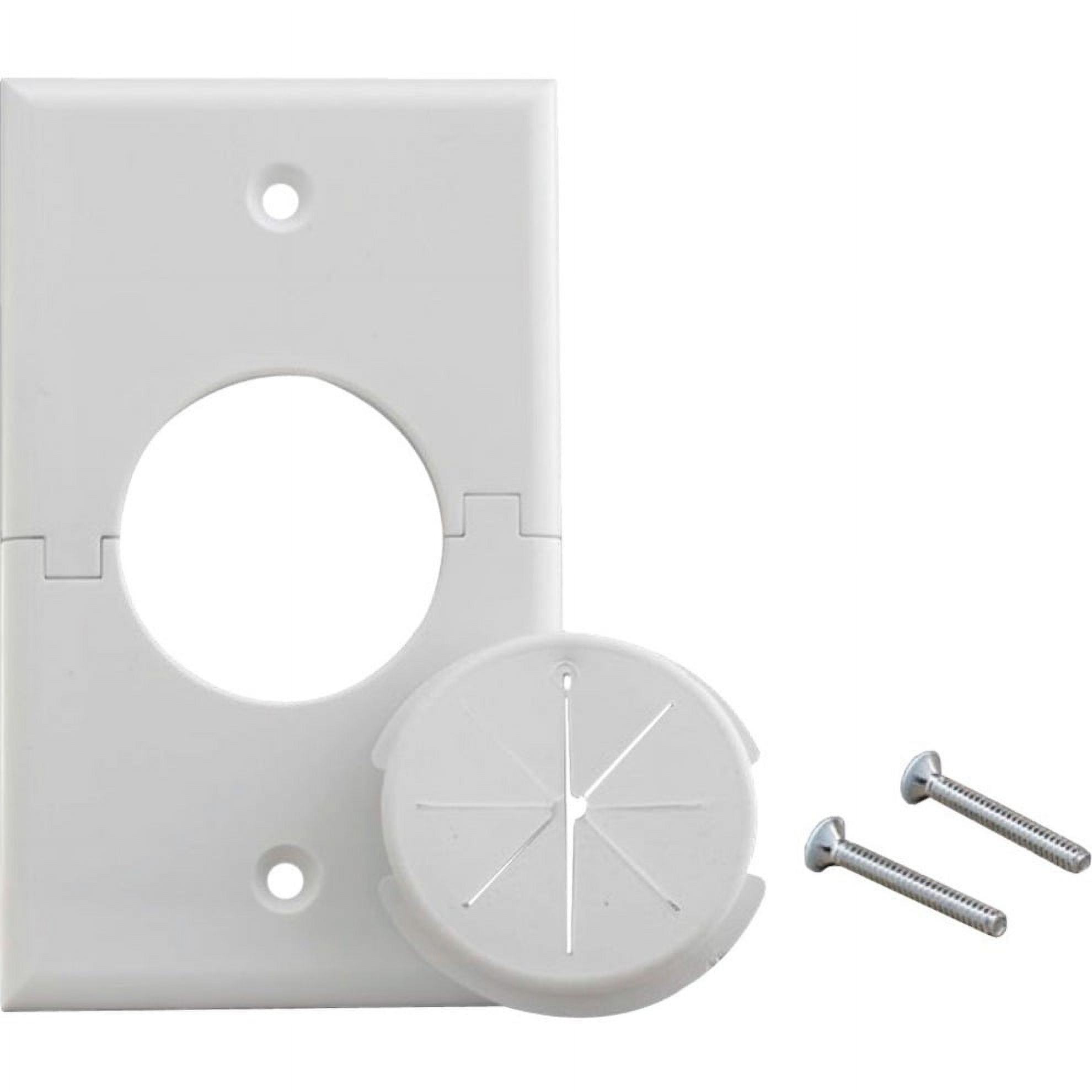 Midlite Single Gang Splitport with Grommet