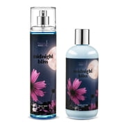 Midnight Bliss Bath & Body Gift Set   10oz Lotion & 8oz Mist, Luxury Self-Care Spa Set for Women & Men