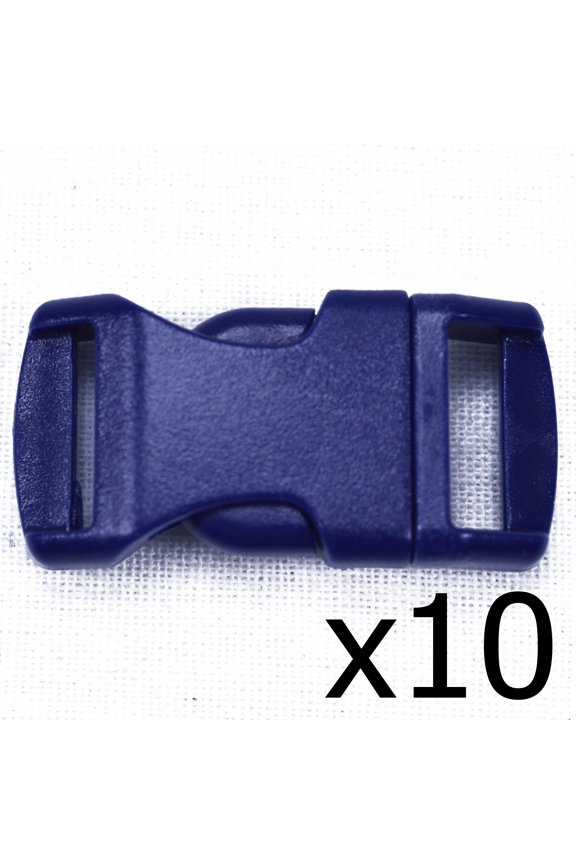 Midnight Blue 1/2 Inch Buckle - 10 pack - Great for Paracord