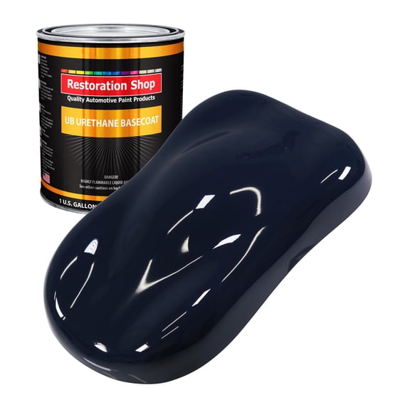 Midnight Blue 1 Gallon URETHANE BASECOAT Car Auto Body Paint