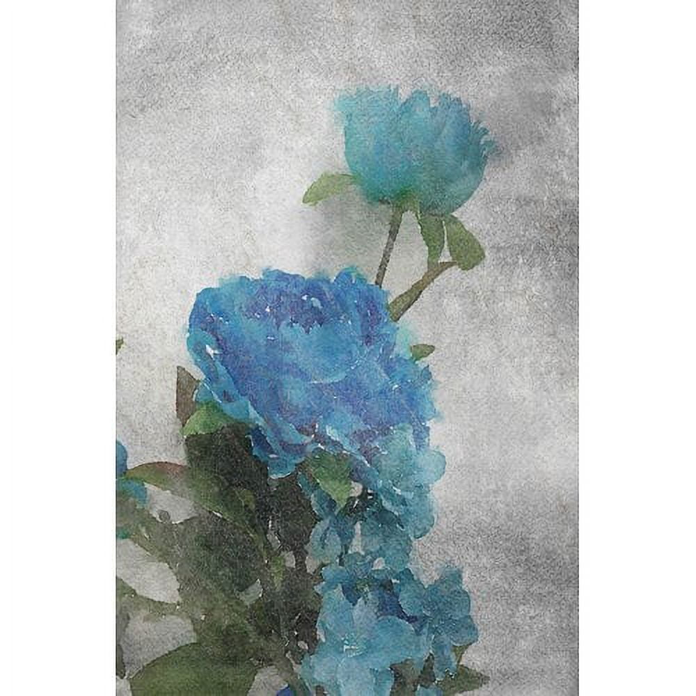 "Midnight Blue 3" Print on Wrapped Canvas