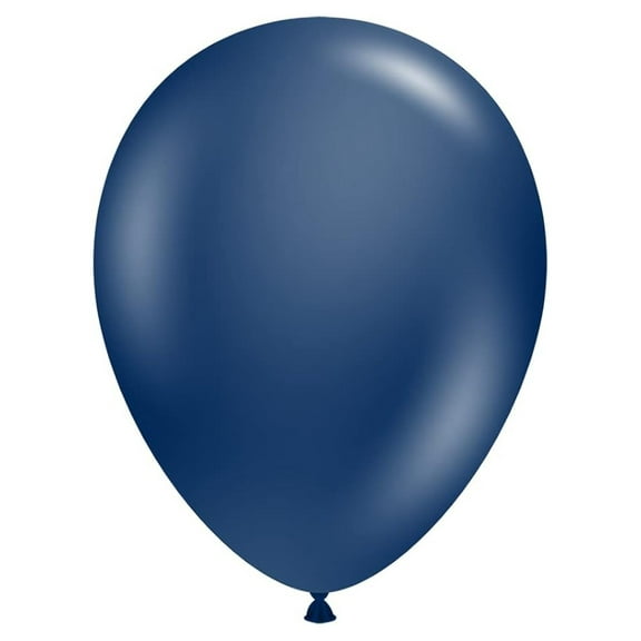Midnight Blue Latex Balloons 11 Inch - Tuf-Tex 100 Pack - Round Helium Balloons for Party Decorations, Balloon Arches, and DIY Bouquets