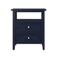 thumbnail image 1 of Midnight Blue Nightstand with 2 Drawers and Modern Design, 1 of 5