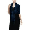 thumbnail image 1 of Midnight Blue Pashmina Shawl Wrap Scarf, 1 of 4