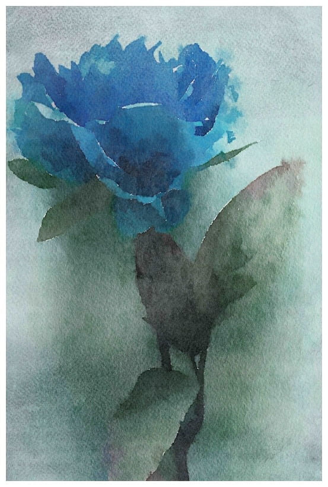"Midnight Blue" by Irena Orlov Painting Print on Wrapped Canvas