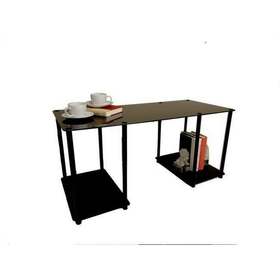 Midnight Classic Glass Coffee Table (Black)