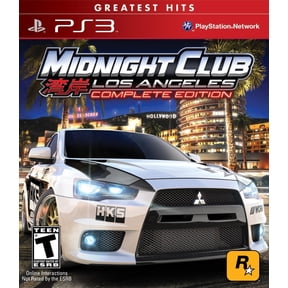 Restored Midnight Club: Blu-ray, Los Angeles Complete Edition Racing Game, Parental Controls, for PlayStation 3