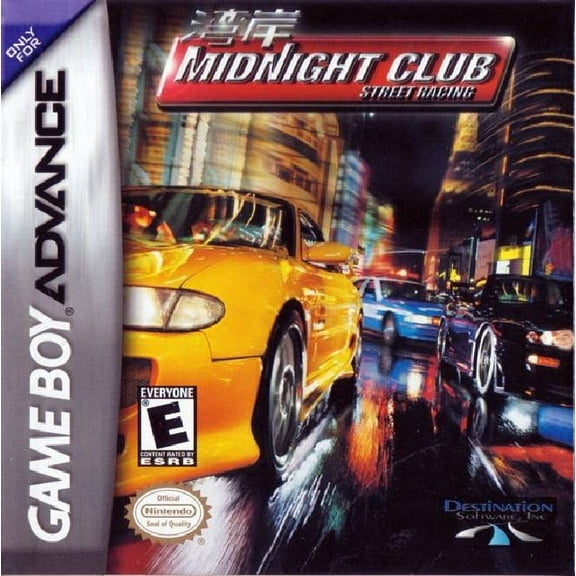 Restored Midnight Club: Street Racing, Nintendo, Racing Game, Parental Controls, Game Boy Advance