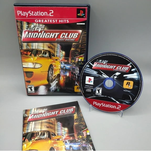 Pre-Owned Midnight Club: Street Racing by Rockstar Games for PlayStation 2, Physical Retro Racing