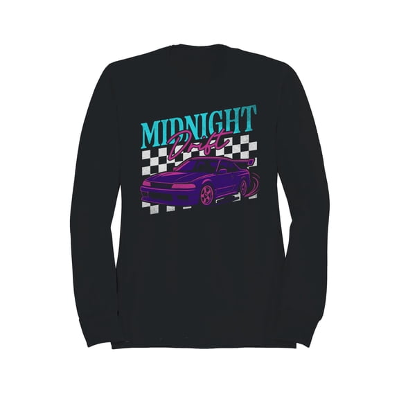 Midnight Drift Racing Graphic Men's Sweatshirt