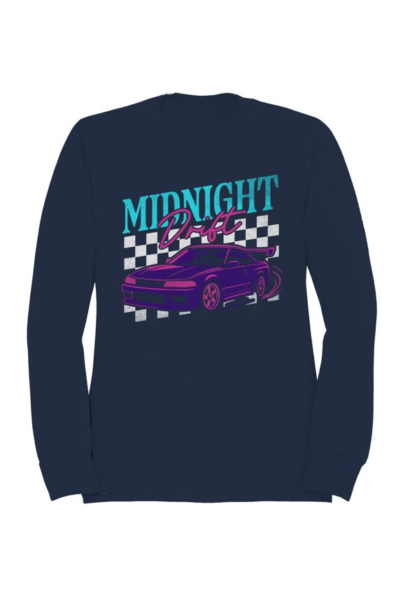 Midnight Drift Racing Graphic Men's Sweatshirt