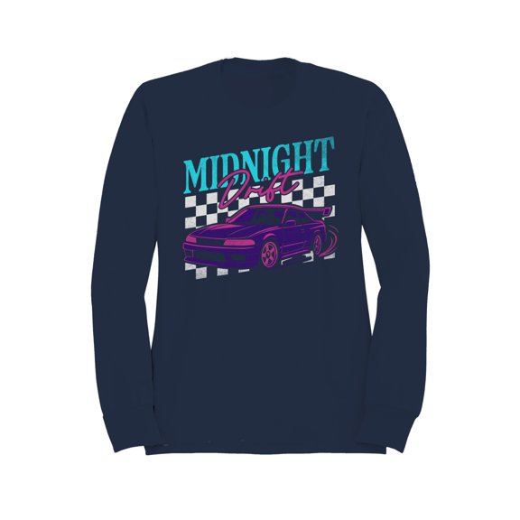 Midnight Drift Racing Graphic Men's Sweatshirt