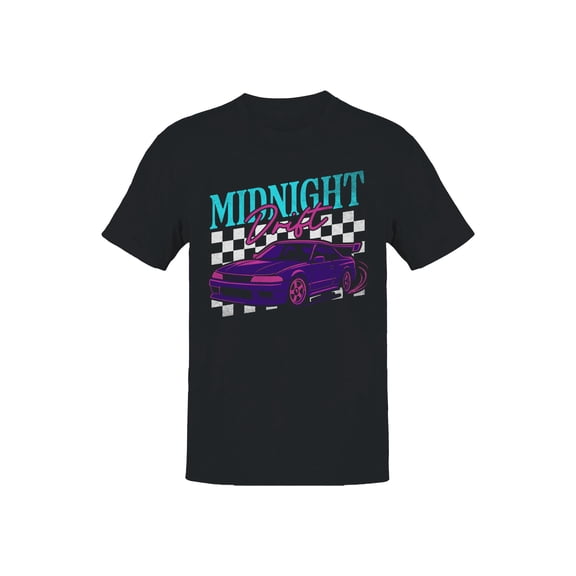 Midnight Drift Racing Graphic Men's T-shirt