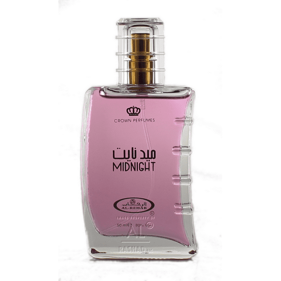 Midnight - Eau De Parfum Natural Spray (50ml/1.65fl.oz.) by Al-Rehab - 2 pack