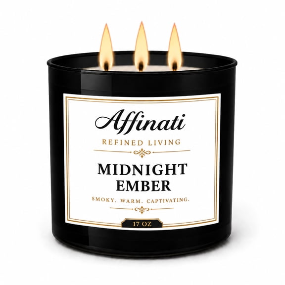Midnight Ember 3-Wick Candle