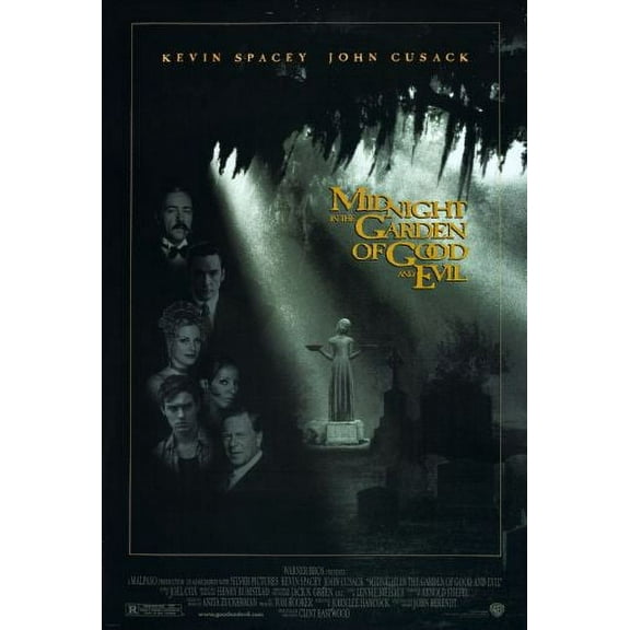Midnight Garden Good Evil Movie Poster Wall Decor Art Art Poster 24x36 Square Adults Poster Time