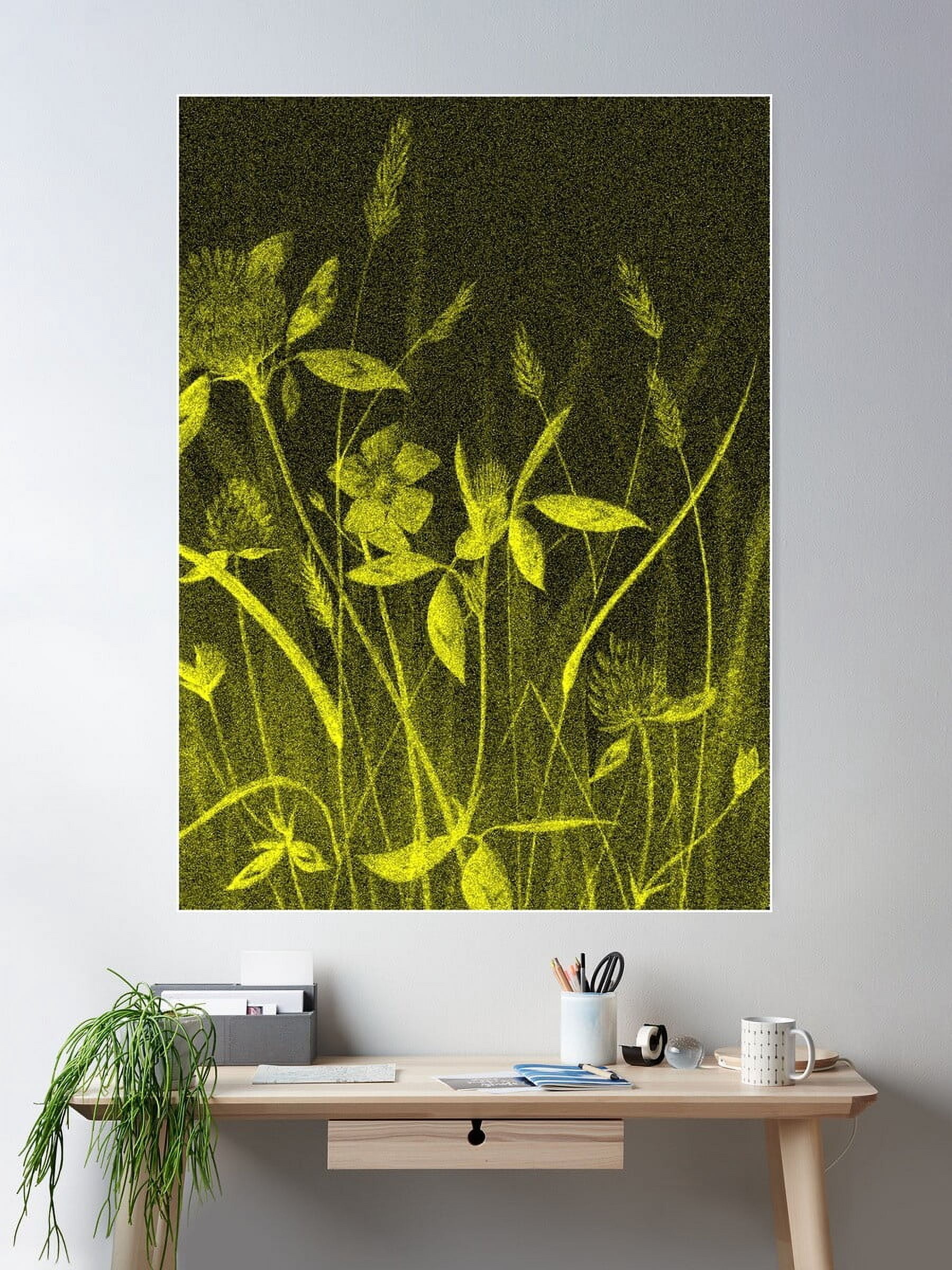 Midnight Garden Poster Wall Art, Modern Wall Decor For Living Room ...