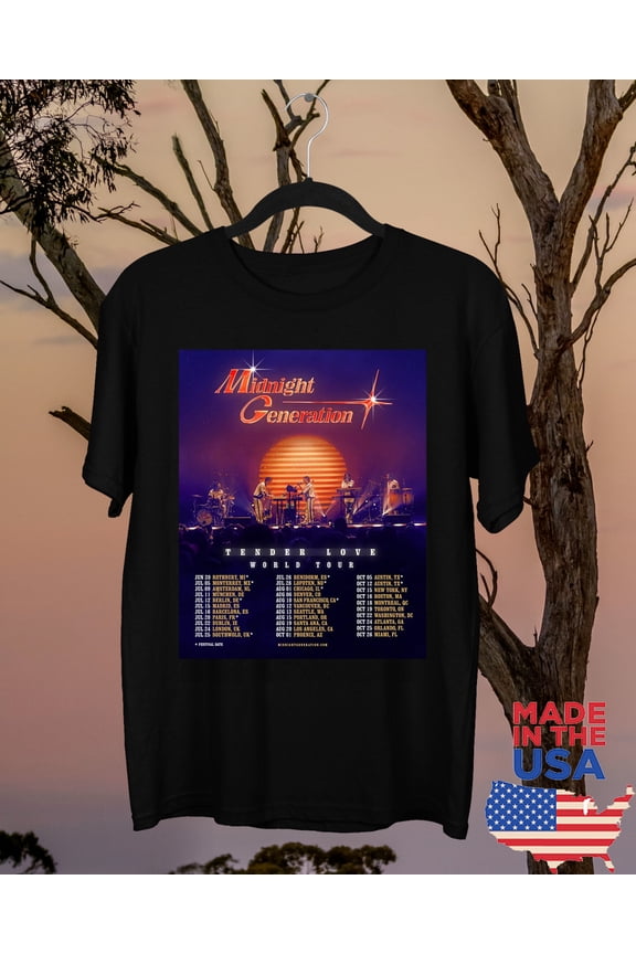 Midnight Generation BAND Tender Love World Tour T SHIRT FULL SIZE S-5XL SS953