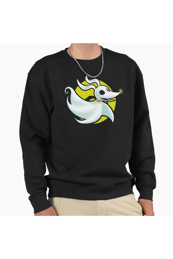 Midnight Ghost No Fear Pet Retro Vintage Funny Graphic Aesthetic Holiday Unisex Sweatshirt G31184, Up to Size 5XL