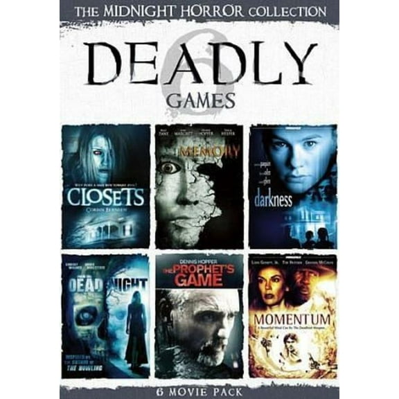 Midnight Horror Collection: Deadly Games - 6 Movies (DVD, 2011, 2-Disc Set) NEW