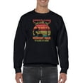 thumbnail image 1 of Midnight Hour Close At Hand Sweatshirt Men -Image by Shutterstock, Male 5X-Large, 1 of 4