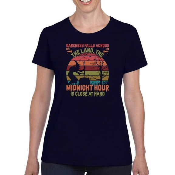 Midnight Hour Close At Hand T-Shirt Women -Image by Shutterstock, Female 4X-Large