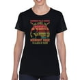 thumbnail image 1 of Midnight Hour Close At Hand T-Shirt Women -Image by Shutterstock, Female Medium, 1 of 4
