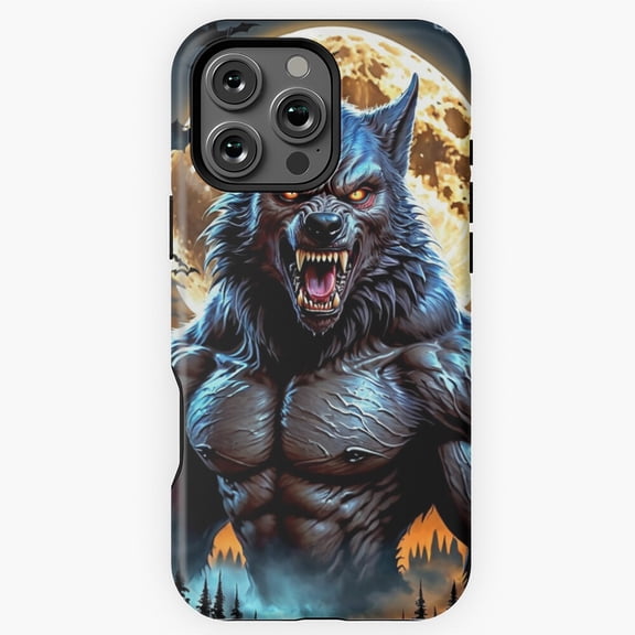Midnight Howl The Alpha Under the Blood Moon Phone Case for iPhone 16 15 14 13 12 11 Pro Max M5910219